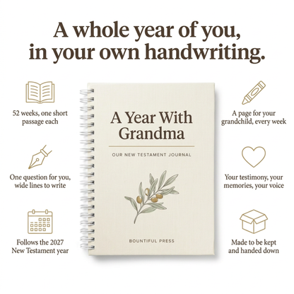 A Year With Grandma: Our New Testament Journal